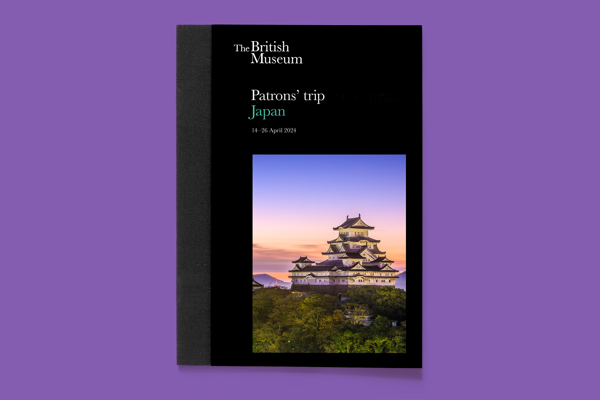 Top-down photo of the front cover of the Japan issue